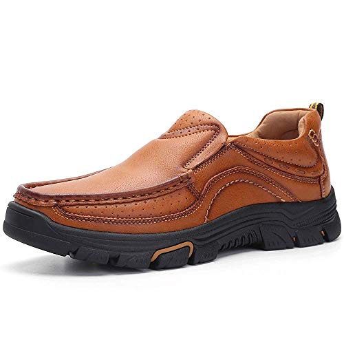 Venshine Mens Casual Slip On Loafers Shoes Walking Dress Leather Shoes2