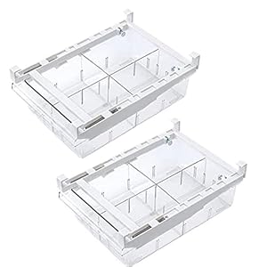 Vershouddoos koelkast lade pull-out koelkast organizer bin keuken pullable huisdier opbergdoos container met 4 verdeelde…