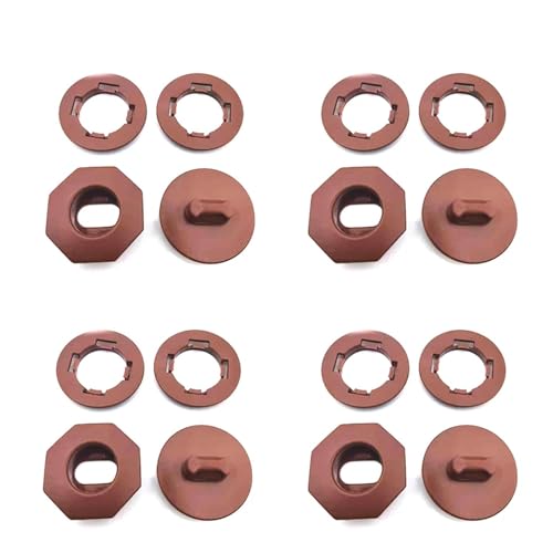 4 ̎Ԃ̃tA}bgŒNbvwtAJ[ybgŒNvobNXLbhJ[ybgt@Xi[J[ANZT[(Brown 4 pcs)