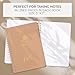 ZICOTO Aesthetic Spiral Notebook Set of 3 For Women - Cute College Ruled 7x5 Journal/Notebook with Lined Pages - Perfect Supplies to Stay Organized at Work or School