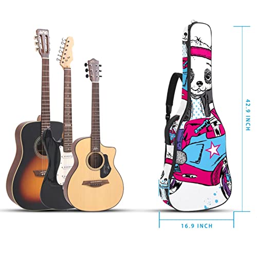 Hondank Housse de transport étanche pour guitare avec bandoulière réglable Motif panda Vert, Multicolore 03., 42.9×16… - Les Beatles, Paul McCartney, John Lennon, RIngo Starr, George Harrison Hondank Housse de transport étanche pour guitare avec bandoulière réglable Motif panda Vert, Multicolore 03., 42.9x16… – Image 6