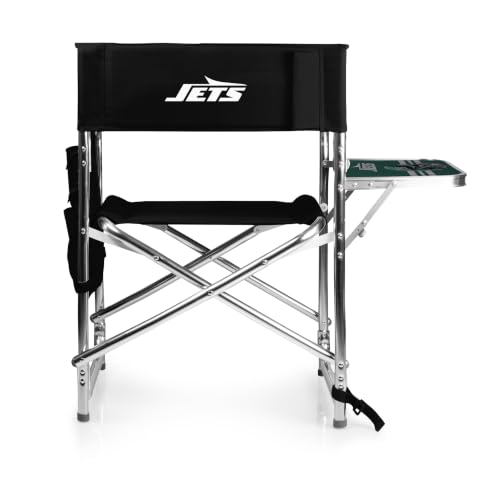 Image of Picnic TIME NFL Unisex-Adult NFL Sports Chair with Side Table, Beach Chair, Camp Chair for Adults