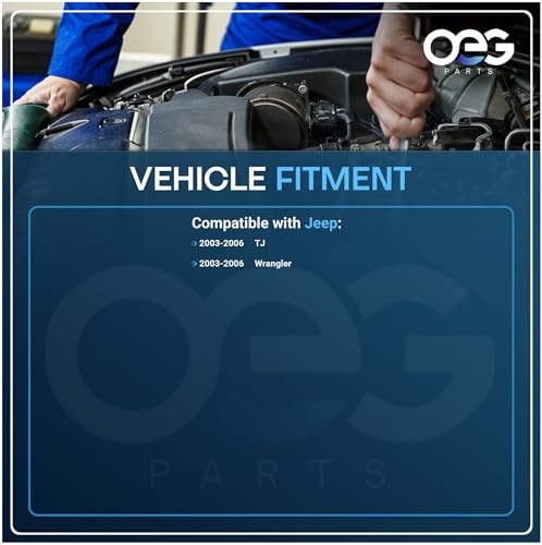 Image of OEG Parts New Windshield Wiper Motor Compatible with Jeep Wrangler Rear TJ 2003-2006 03 04 05 06 55156278AA, 85-454, 85454, 40-454, 40454