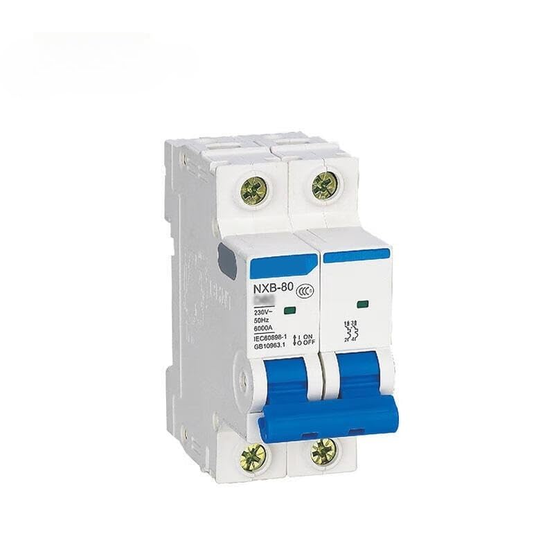 Disjoncteur de protection NXB-80 2P D80 contre les fortes surcharges