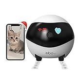 Enabot Ebo SE Moving Home Security Camera, Interactive Pet Robot 1080P, with 2 Way Audio, Night Vision, Auto-Cruise, Self-Charging, Motion Detection IP Cam