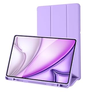 Custodia Cover Compatibile con Samsung Galaxy Tab S6 Lite 10.4 Pollici 2024/2022/2020 SM-P620N/P625N/P610/P613/P615/P619 con Portapenne-Ultra Sottile Cover con Auto Svegliati/Sonno (Purple)