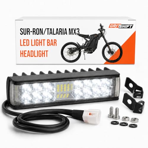 GritShift Headlight for SurRon & Talaria MX3 6000K Blinder-Style LED Light