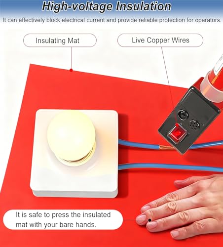 Tapis isolant contre les vibrations de tableau électrique en caoutchouc découpable - 5