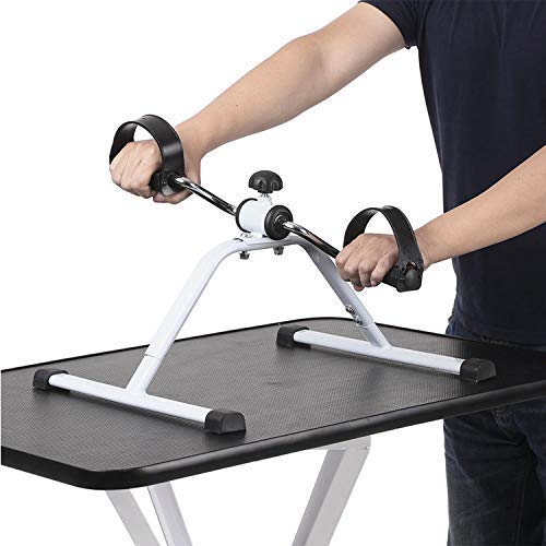 Mini bicicleta de ejercicio portátil para piernas y brazos miniatura 6