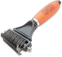 GoPets Dematting Comb with 2 Sided Professional Grooming Rake for Cats & Dogs