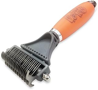 GoPets Dematting Comb with 2 Sided Professional Grooming Rake for Cats & Dogs