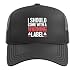 I Should Come with A Warning Label Funny Trucker Hat with Adjustable Mesh Back, Black