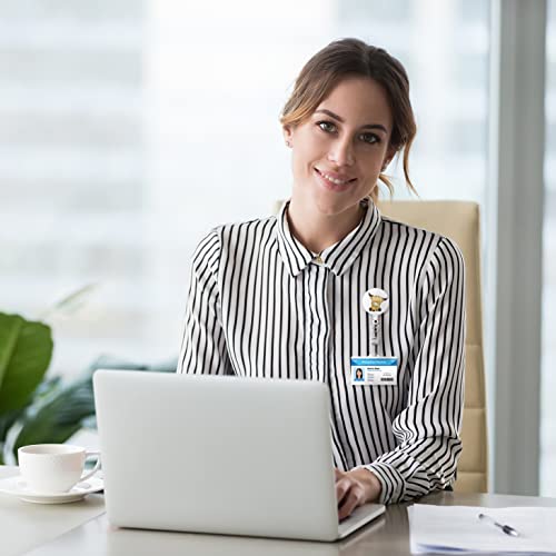 3 Pieces Cow Retractable Badge Holders, Nurse Badge Reel, Highland Cow Cute Nursing Badge Reel, Badge Holder With Swivel Clip, Badge Reels Retractable For Nurses, Doctor,Teacher Student Work Office #TOP4