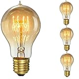 【Dekobirne der Komfortable Lichtquelle】Warmweiß ist ein sanfter, oranger Strahl. Komfortable Lichtquelle, Mit 60w ist eine gute Dekoration Lampe. irgenwo im haus, wohnung, Restaurant, Bar oder Café, dieses Leuchtmittel ist ein echter Hingucker.