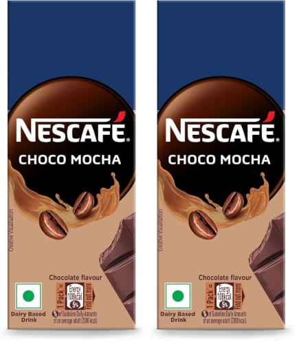 Image of Nescafe Ready to Drink Choco Mocha Cold Coffee, 180 ml (Pack of 2)