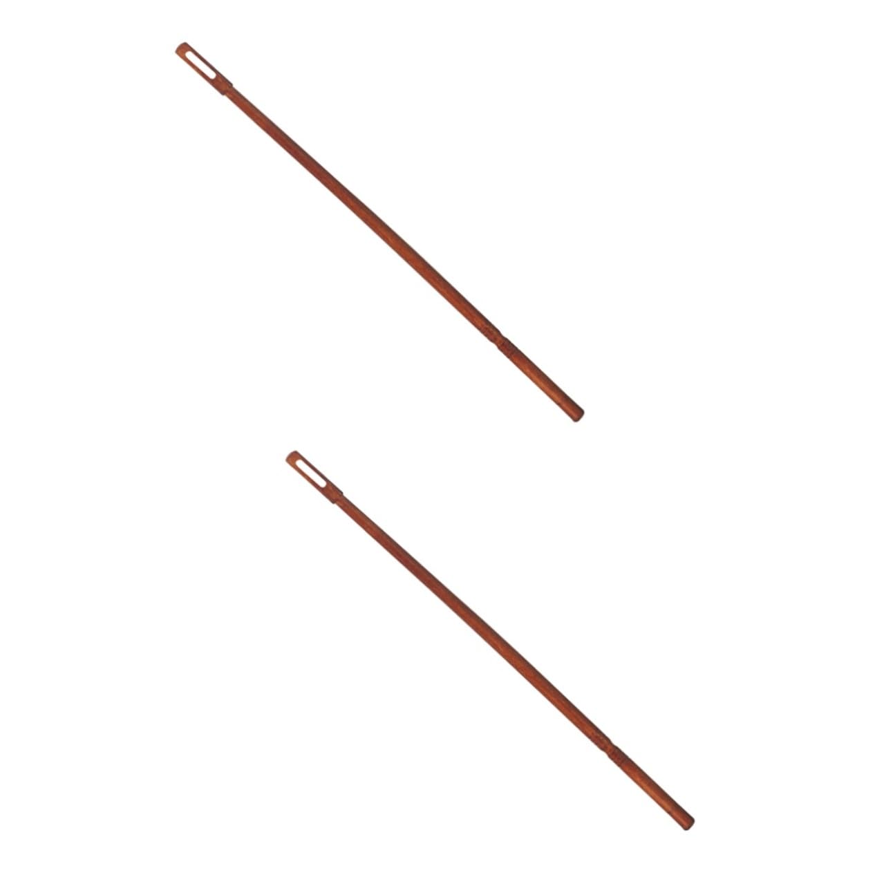 FAVOMOTO 2pcs Flute Rod Flute Cleaning Supply Gentle Wood Stick for Instrument Care