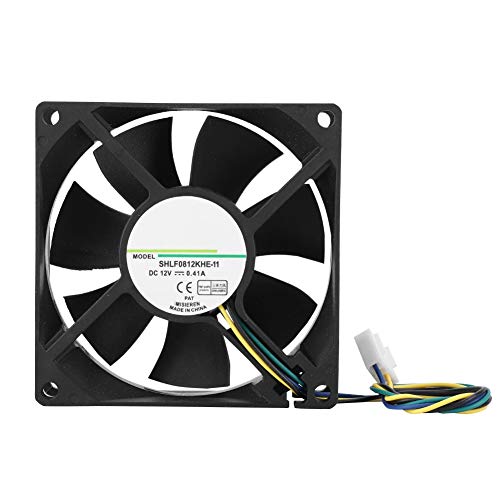 Haute qualité SHLF0812KHE-11 DC12V 0.41A 8CM 4 broches CPU Ventilateur de refroidissement PWM Contrôle de la température du châssis Ventilateur de refroidissement Refroidisseur pour ordinateur, PC