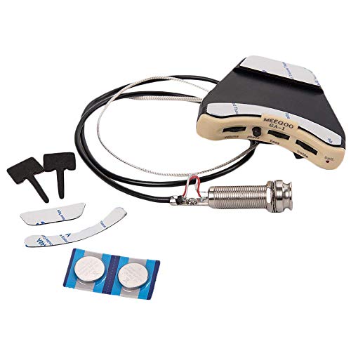 Préampli guitare acoustique soundhole piezo 3 bandes pour concert et studio nomade