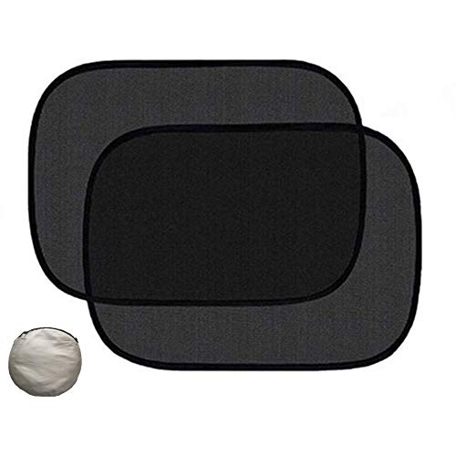 Parasol de Coche，2 Pcs Parasol Coche Bebe Coche Sun Shade Ventana Coches Trasero sombrilla，para Bloqueo UV Ray y Proteger Niños Mascotas