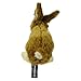 Hyper Pet Wildlife Critters Rabbit Plush Dog Toy with Squeaker, Brown