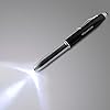 Pocket Penlight with Stylus - Black
