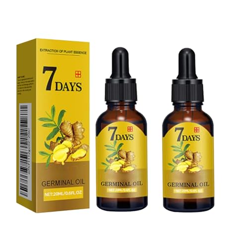Sérum pousse cheveux très rapide huile de gingembre traitement chute 2PC