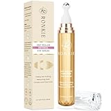RONKIE Eye Cream for Dark Circles: Under Eye Cream with Caffeine Retinol - Reduces Under Eye Bags and Fine Lines Pink