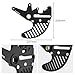 NICECNC Black Rear Dual Calipers Bracket Stunt Brake Disc Cover 7701301500101 Compatible with KTM 50-500 EXC/EXCF/XCW/XCF-W/XW-F 2004-2024 Compatible with 125-450 FC/FX/TX/TC 2014-2024 See Fitment