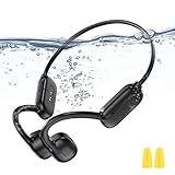 GOHHME Knochenschall Kopfhörer Schwimmen Kopfhörer Bluetooth 5.3 IP68 wasserdichte 32 GB Internen Speicher 150mAh Open Ear Kopfhörer Kopfhörer Bluetooth für Schwimmen Laufen Sport Arbeit