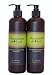 Macadamia Deluxe Professional Oil Shampoo and Conditioner Nourishing Moisturizing Ultra Hydrating Sulfate Free 100% Safe for Color Treated Hair, UV Protection, Bonus Size 2 x 16 oz., Pack of 2
