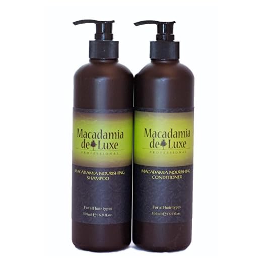 Macadamia Deluxe Professional Oil Shampoo and Conditioner Nourishing Moisturizing Ultra Hydrating Sulfate Free 100% Safe for Color Treated Hair, UV Protection, Bonus Size 2 x 16 oz, Pack of 2