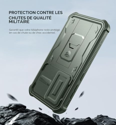 Coque Samsung S24 avec cache camera coulissant et support de visionnage - 6