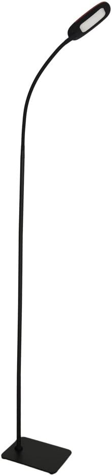 LED Floor Lamp - Reading and Craft Floor Lamp - Dimmable Full Spectrum Natural Daylight Sunlight LED Standing Light with Gooseneck for Living Room Sewing Bedroom Office Task