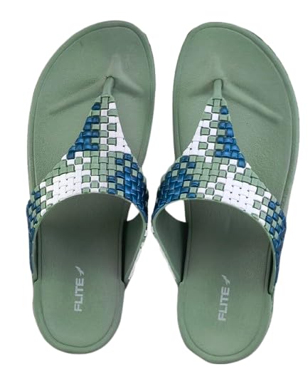 Image of FLITE Daily Use Thong Slippers for Women || Non-Slip & Anti-Skid Bathroom Slippers | Lightweight, Waterproof & Comfortable Casual Flip-Flops