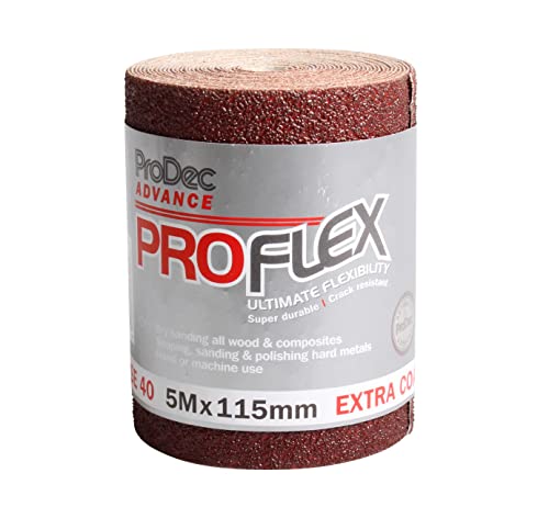 ProDec Advance Schleifgitterrolle 5m Körnung 120 - Wiederverwendbar Für Holz, Metall, Putz