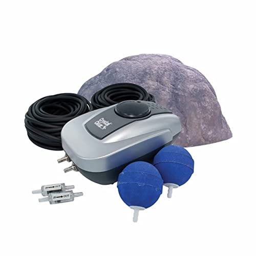 CrystalClear PondAir 2, Complete Aeration Kit, Water Garden Oxygenation Bubbler System Adds Oxygen...