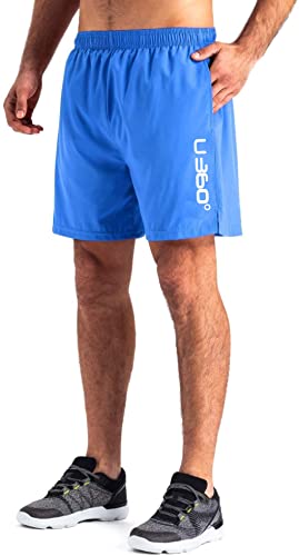 Image of Men's Workout Running Shorts Quick Dry Lightweight Gym Shorts with Zip Pockets S5Shorts