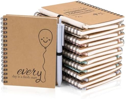 Dynta 32 Pcs Inspirational Journals Bulk, 16 Set 4″x5.5″ Small Spiral Notebooks with Pens, Motivational Office School Supplies, Gifts for Coworkers Employees Students Dynta 32 Pcs Inspirational Journals Bulk, 16 Set 4″x5.5″ Small Spiral Notebooks with Pens, Motivational Office School Supplies, Gifts for Coworkers Employees Students