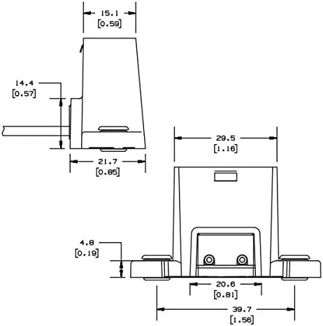 Osram 69006 TP-22XL G9.5 Lamp Holder - 36 Inch 16 AWG White Wire