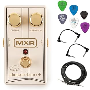 Painstakingly matched to the legend's own MXR Distortion+ to recreate the same raw, overdriven tones heard on his most beloved hits Custom finish inspired by Rhoads' supersonic V-style guitar Straightforward setup with output and distortion knobs for...