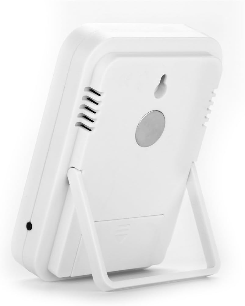 Home Office Touch Screen Electronic Temperature and Humidity Meter Night Light Clock Digital Thermometer