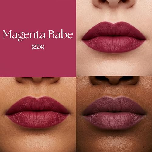 Image of BARELOVE SLAY All Day Non-Drying Liquid Lipstick for Women with Matte Finish One Swipe Application | Highly Pigmented |Smooth Glide Formula | Long Lasting | Transferproof | 12 ml | 824-MAGENTA BABE