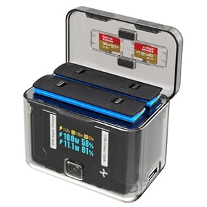 Generic Charging Box For Insta 360 X4 Charger Hub 2 Ways Bi-Directional Charger Power Usb-C X4 Battery Accessories, Transparent Black 11 41sfe 5pmml. sl500 . ss300