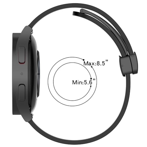 Image of YODI New Edition Soft Silicone Classic Strap Band For Redmi Watch 5 Lite Only [ Not for Any Other Models] (MAGNET BUCKLE-WHITE)