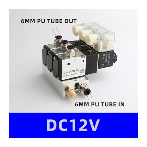 Bloc électrovanne 3V110-06-NC 110V pour centraliser 6 circuits d'air comprimé - 3