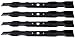 USA Mower Blades 4 Mulching for AYP 24676, 422719, 424752, 531005085, 42" Deck