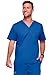 Cherokee Men's Premium Core Stretch V-Neck Scrub Top, Royal, X-Large