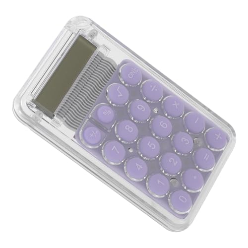 Mini Calcolatrice Tascabile in Resistente Display Portatile e Compatta per Studenti Facile Usare e Trasportare