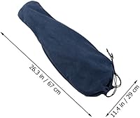 Vista 7 de Bolsa de violín de tela de gamuza para violín, funda para violín, manta de violín, protector de violín, bolsa de guitarra para accesorio de violín