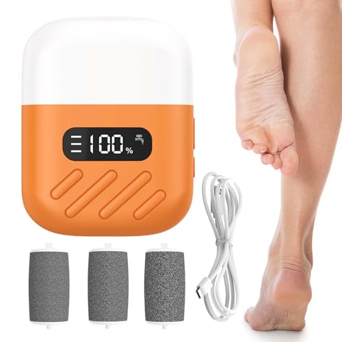 Eléctrica Para Talones - Electrónica Recargable Para Pulir Y Eliminar Durezas - Eliminación Portátil De Durezas Para Viajes Y Uso Exterior Con Tecnología Sin Cable
